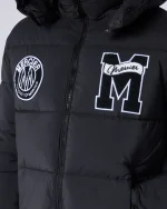 Academy Puffer Jacket Black (2)