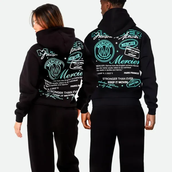 Black Tiffany Caruso 2.0 Relaxed Hoodie