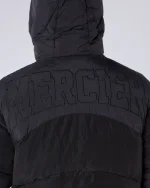 Contrast Peak Puffer Jacket Black (3)