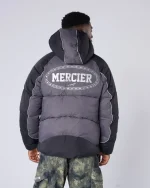 Drifter Panel Puffer Jacket Black (4)