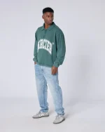 Homerun 1 4 Zip Washed Green (1)