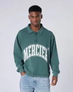 Homerun 1 4 Zip Washed Green