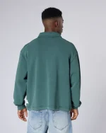 Homerun 1 4 Zip Washed Green (5)