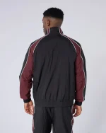 Homerun Track Top Black Burgundy (3)