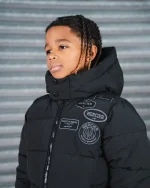 Junior Blackout OG Puffer Jacket Black (2)