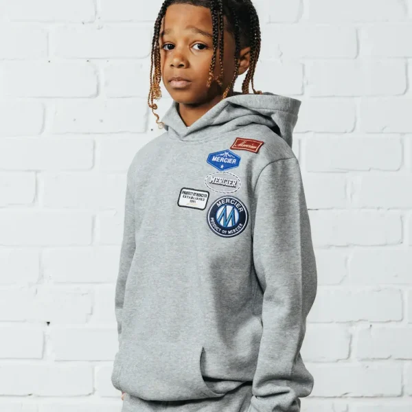 Junior OG Badge Hoodie Grey
