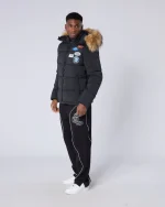 OG Badge Puffer Jacket Black (3)