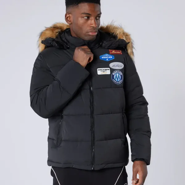 OG Badge Puffer Jacket Black