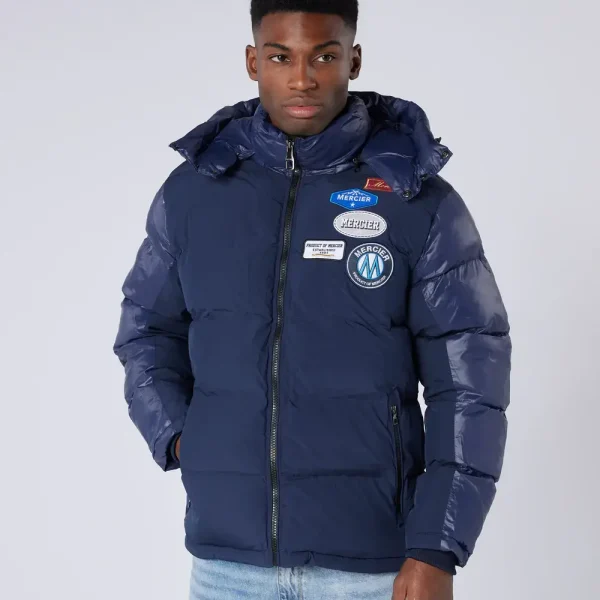 OG badge Panelled Jacket Navy