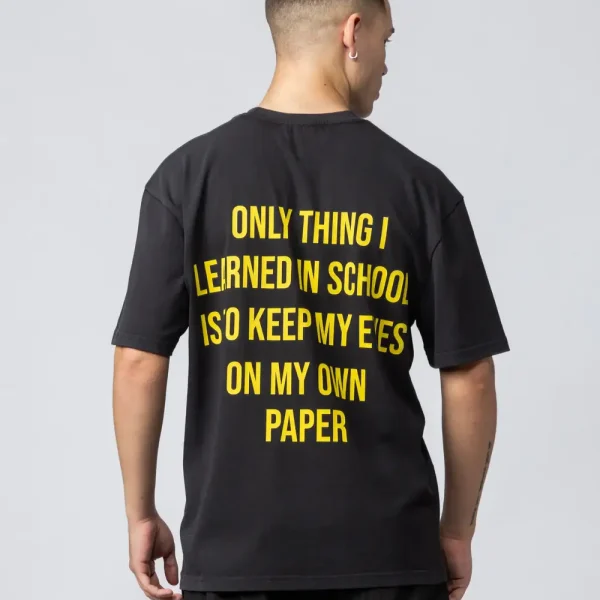 Paper Vision Tshirt Black Yellow