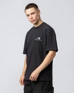 Paper Vision Tshirt Washed Black White (2)