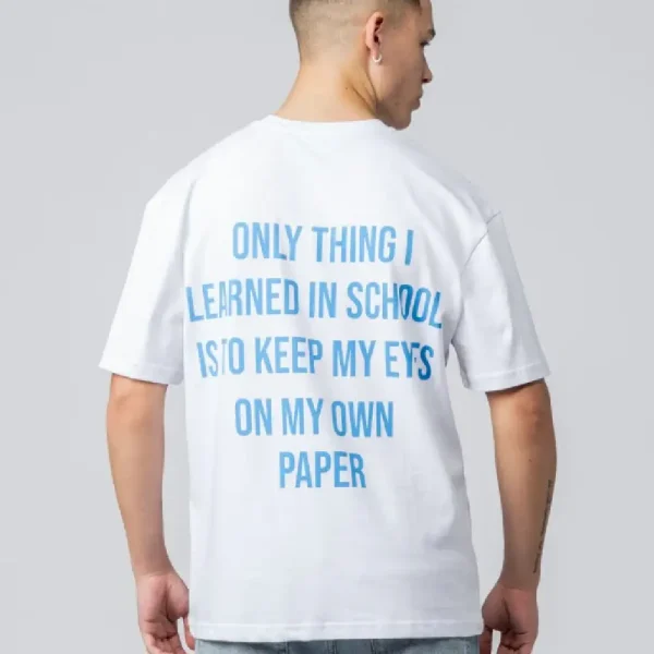 Paper Vision Tshirt White Blue