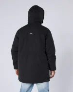 Premium OG Badge Parka Coat Black (3)