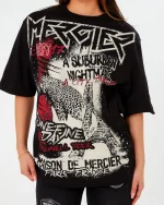 Relaxed Mercier Tour Tshirt Black (4)