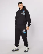 Relaxed OG Badge Tracksuit Black (4)