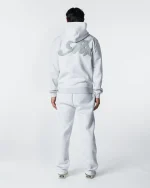 Runway Full Zip Tracksuit Grey Marl (5)