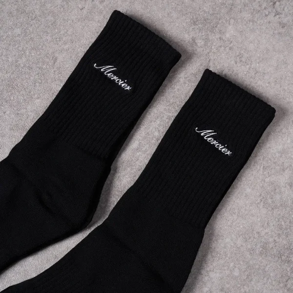 Signature Mercier 2pack Socks Black