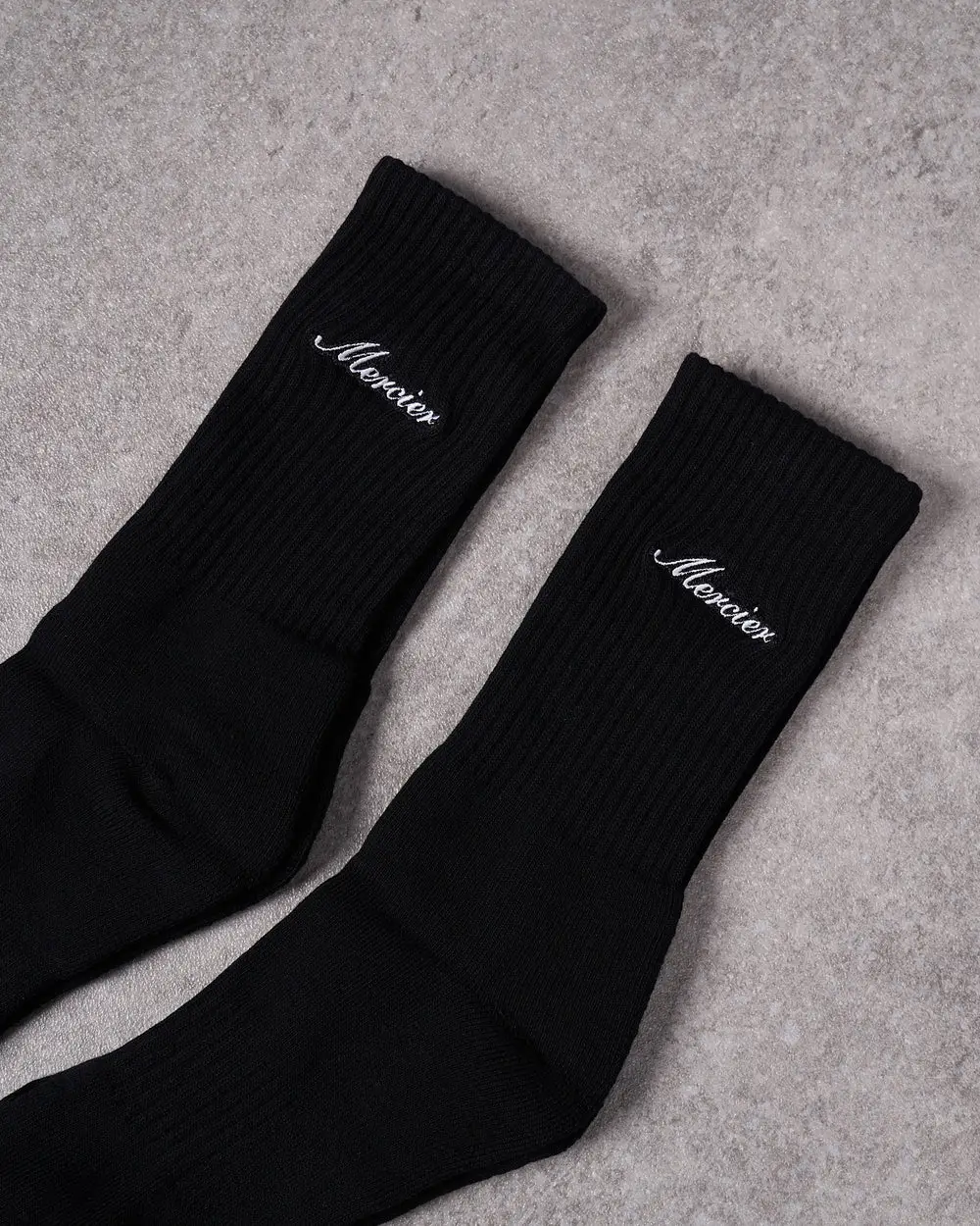 Signature Mercier 2pack Socks Black Signature Mercier 2pack Socks Black