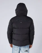 Signature Puffer Jacket Black (5)