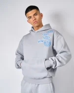 Smoke Grey Denim OG Badge Hoodie (2)
