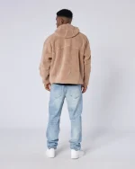 Tapered Washed Denim Jeans (5)