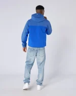 Tapered Washed Denim Jeans (7)