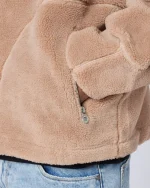 Tempo Borg Jacket Brown (7)