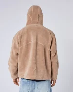 Tempo Borg Jacket Brown (8)