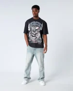 Washed First Place Tshirt Black (1)