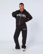 Womens Gothic Tracksuit Black