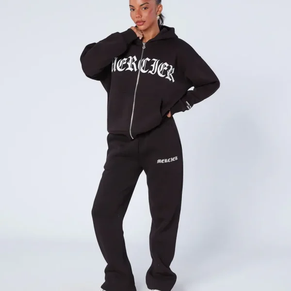 Womens Gothic Tracksuit Black