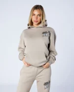 Womens Guerrilla Tracksuit Ecru (1)