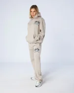 Womens Guerrilla Tracksuit Ecru (3)