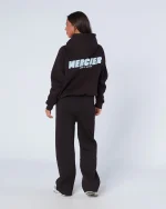 Womens Player Tracksuit Black (3)