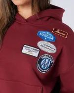 Womens Relaxed OG Badge Tracksuit Cabernet (2)
