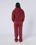 Womens Relaxed OG Badge Tracksuit Cabernet (3)