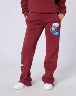 Womens Relaxed OG Badge Tracksuit Cabernet (4)