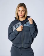 Womens Shatter Tracksuit Washed Black