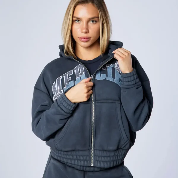 Womens Shatter Tracksuit Washed Black