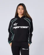 Women's Sporty Tracksuit Black