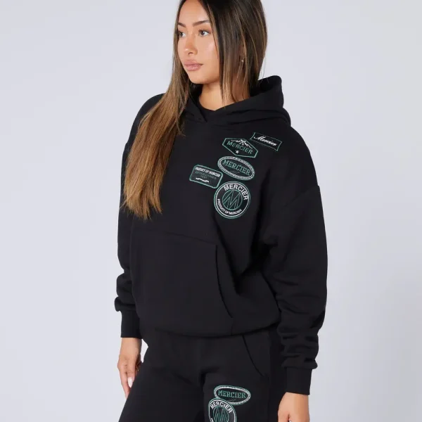 Womens Two Tone OG Badge Tracksuit Black