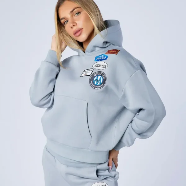 Womens relaxed OG Tracksuit blue cloud