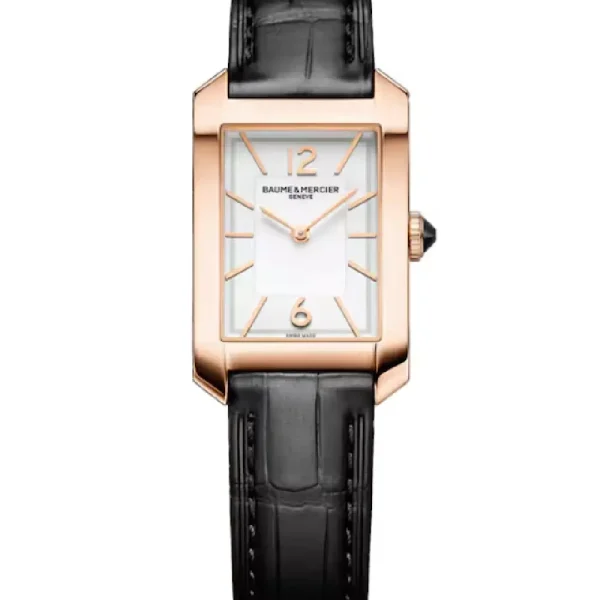 Hampton Quartz 35mm X 22mm Ladies Watch White Alligator