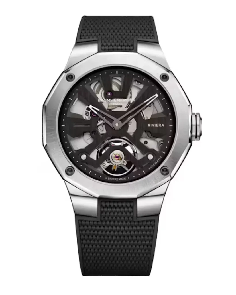 Riviera Skeleton Automatic 42mm Mens Watch Black