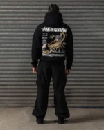 Stinger Zip up Hoodie Black (3)
