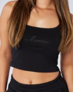 Womens Authenticity Strap Vest Black