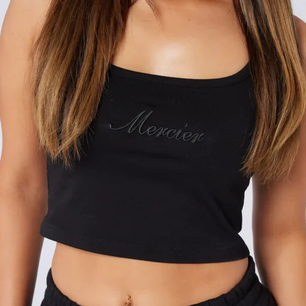 Womens Authenticity Strap Vest Black