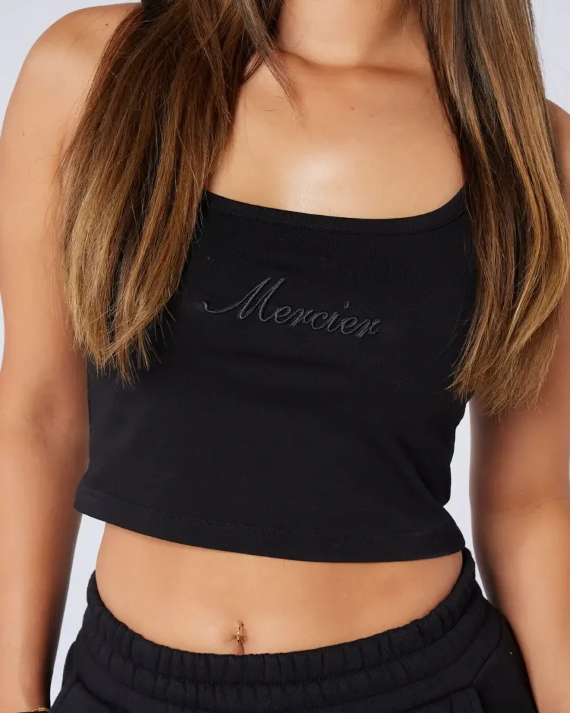 Womens Authenticity Strap Vest Black