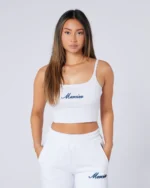 Womens Authenticity Strap Vest Grey (1)