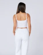 Womens Authenticity Strap Vest Grey (3)